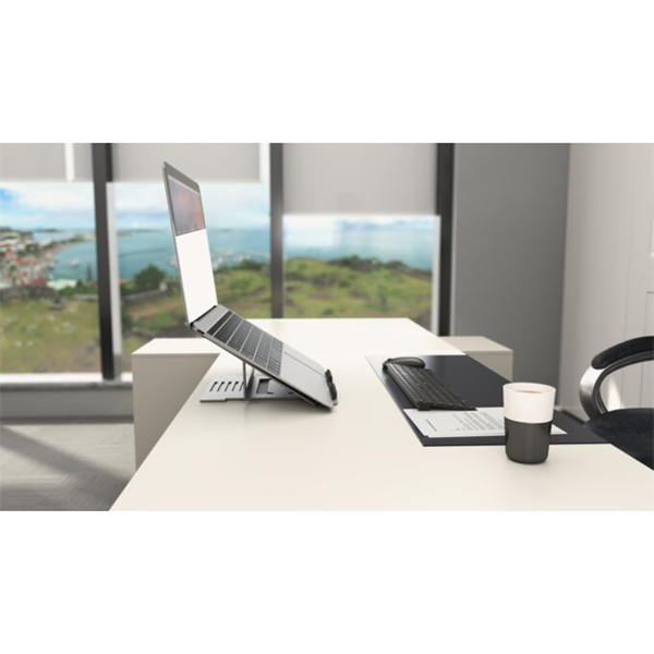 KENSINGTON Notebook állvány-alumínium (Easy Riser™ Aluminum Laptop Riser), szürke (K50417WW)