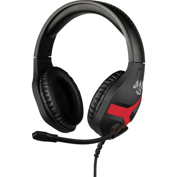 KONIX - MYTHICS Nintendo Switch Fejhallgató Nemesis Vezetékes Gaming Stereo Mikrofon, Fekete (KX-GH-NMS-NS)