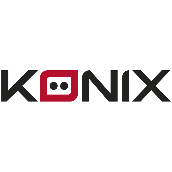 KONIX -  Nintendo Switch Vezeték Nélküli kontroller, Kék-Piros (2-PACK) (KX-SW-JOYS-BL-RD)