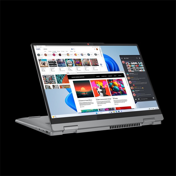 LENOVO IdeaPad 5 2-in-1 14AHP11, 14,0" WUXGA Touch, AMD Ryzen 5 230, 16GB, 512GB, NoOS, NoAdp, Luna Grey (83UJ002NHV)