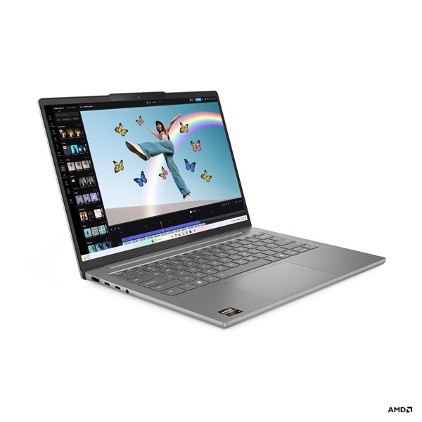 LENOVO IdeaPad Slim 5 14AGP11, 14,0" WUXGA, AMD Ryzen AI 7 445, 16GB, 512GB, NoOS, NoAdp, Luna Grey (83S1006VHV)