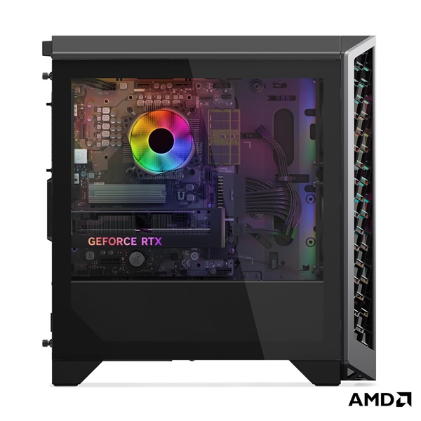 LENOVO LOQ Tower 26ADR10, AMD Ryzen 7 8745HX, 16GB, 512GB, RTX 5060 8GB, NoOS, Luna Grey + Eclipse Black (91DF0084HG)