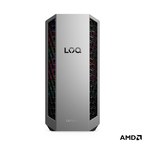 LENOVO LOQ Tower 26ADR10, AMD Ryzen 7 8745HX, 16GB, 512GB, RTX 5060 8GB, NoOS, Luna Grey + Eclipse Black (91DF0084HG)