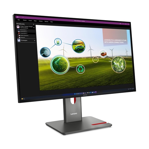 LENOVO Monitor - ThinkVision P27q-40; 27.0" QHD 2560x1440 IPS 120Hz, 16:9, 1500:1, 350cd/m2, 4ms, HDMI, DP, USB A-B-C (64A7GAT6EU)