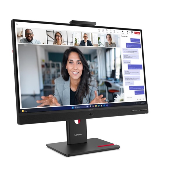 LENOVO Monitor - ThinkVision T27QD-4v; 27" QHD 2560x1440 IPS +Cam, 16:9, 1500:1, 350cd/m2, 4ms, USB A-C, HDMI, DP, RJ45. (64B8UAT1EU)