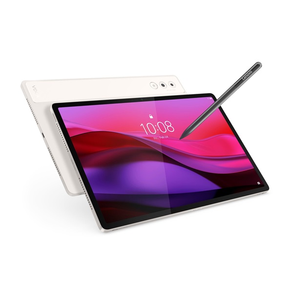 LENOVO YOGA Tab Plus (TB520FU), 12.7" 3K , Qualcomm Snapdragon 8 Gen.3 MP, 16GB, 256GB, Android, Seashell , PEN+Hun kbd (ZAEG0151HU)