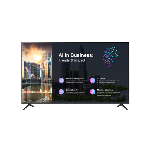 LG 16/7 TV Signage 65" 65PK640S, 3840x2160, 300cd/m2, HDR, 3xHDMI/USB/RJ45, webOS (65PK640S0LB.AEUQ)