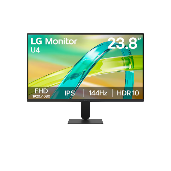 LG IPS 144Hz monitor 23,8" 24U411B, 1920x1080, 16:9, 250cd/m2, 1ms, HDMI/D-SUB (24U411B-B.AEU)
