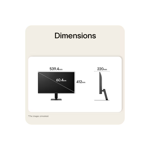 LG IPS 144Hz monitor 23,8" 24U411B, 1920x1080, 16:9, 250cd/m2, 1ms, HDMI/D-SUB (24U411B-B.AEU)