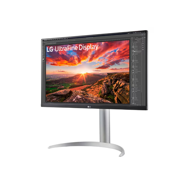 LG IPS monitor 27" 27UP850K, 3840x2160, 16:9, 400cd/m2, 5ms, HDMIx2/DisplayPort/USBx2/USB-C, hangszóró (27UP850K-W.AEU)
