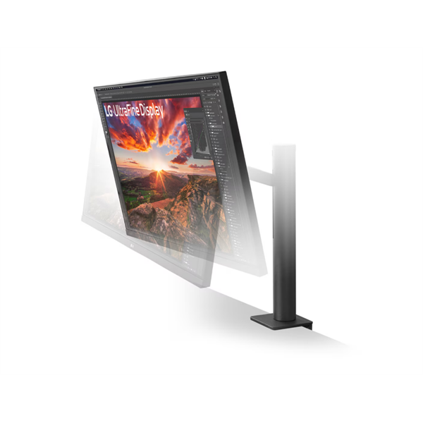 LG IPS monitor 31.5" 32UN880K, 3840x2160, 16:9, 350cd/m2, 5ms, HDMIx2/DisplayPort/USB-C/USBx2, Pivot, hangszóró (32UN880K-B.AEU)