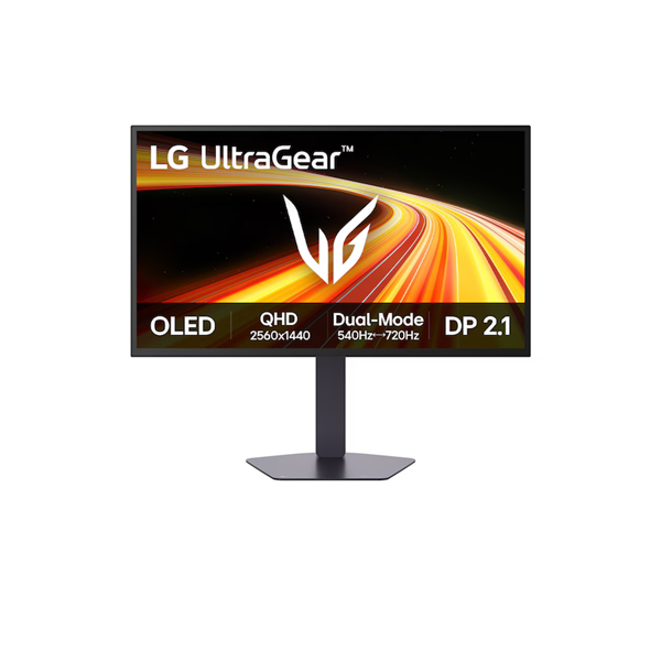 LG OLED 540Hz Gaming monitor 26,5" 27GX790B, 2560x1440, 16:9, 0,02ms, 335cd/m2, 2xHDMI/DisplayPort, 2xUSB/USB-C, pivot (27GX790B-B.AEU)