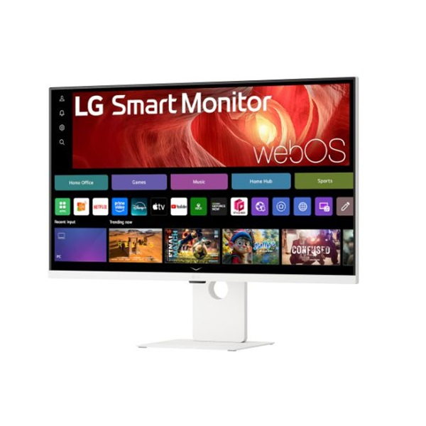 LG Smart monitor 36,5" 37U730SA-W, 3840x2160, 16:9, 300cd/m2, 5ms, HDMIx2/USBx2/USB-C, hangszóró (37U730SA-W.AEU)