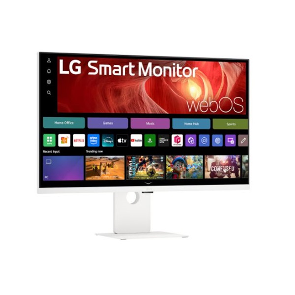 LG Smart monitor 36,5" 37U730SA-W, 3840x2160, 16:9, 300cd/m2, 5ms, HDMIx2/USBx2/USB-C, hangszóró (37U730SA-W.AEU)