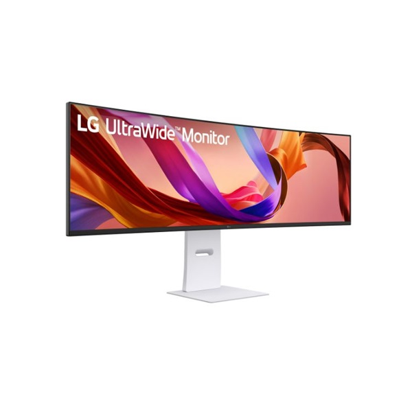 LG ívelt 144Hz monitor 49" 49U950A-W, 5120x1440, 32:9, 400cd/m2, 5ms, HDMIx2/Displayport/USBx2/USB-C (90W) (49U950A-W.AEU)