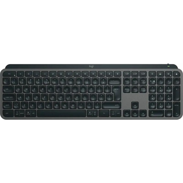 LOGITECH Billentyűzet - MX Keys S Vezeték Nélküli Grafitszürke, US (920-011587)