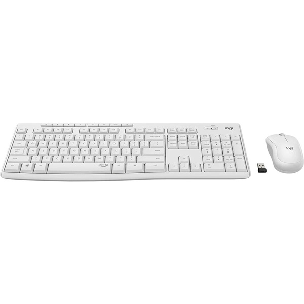 LOGITECH MK295 vezeték nélküli egér+billentyűzet, fehér
