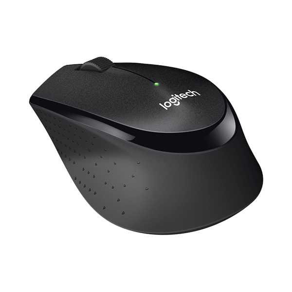 LOGITECH Egér - B330 Vezeték Nélküli Optikai Silent Plus, Fekete (910-004913)