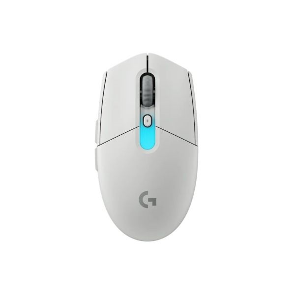 LOGITECH Egér - G305 X Superlight Vezeték Nélküli Gaming, Fehér (910-007747)