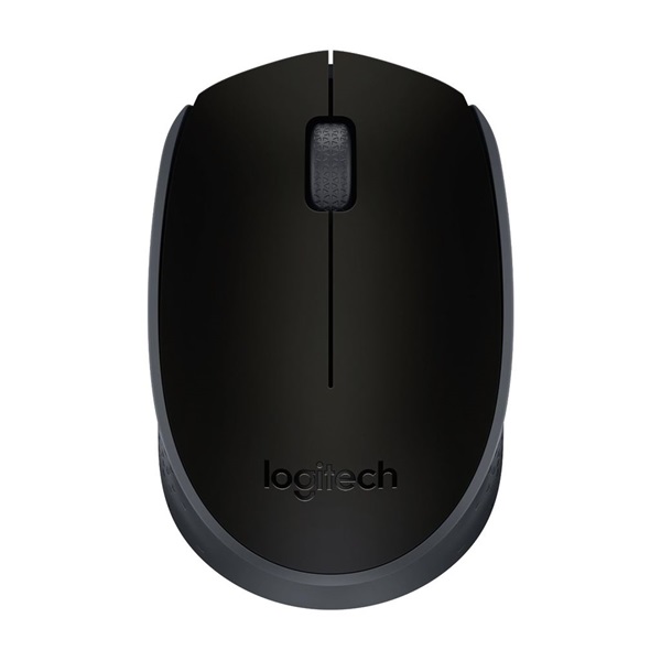 LOGITECH Egér - M171 Vezeték Nélküli Optikai, Fekete (910-004424)