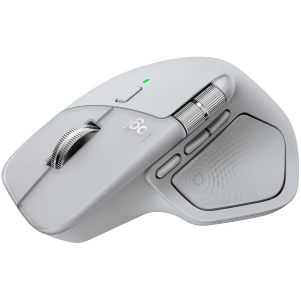 LOGITECH Egér - MX Master 4 Vezeték Nélküli, Halványszürke (910-007563)