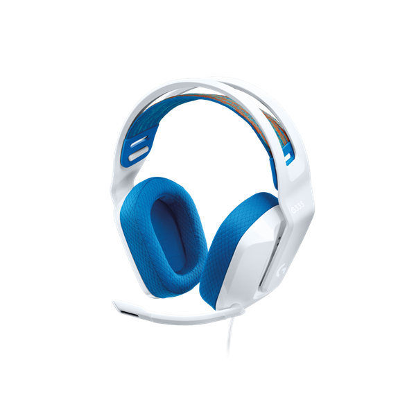 LOGITECH Fejhallgató 2.0 - G335 Gaming Vezetékes, Fehér (981-001018)