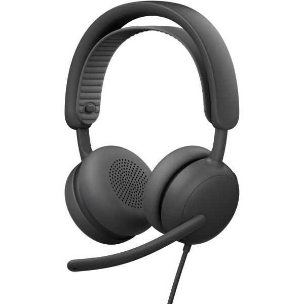 LOGITECH Fejhallgató 2.0 - Zone Wired 2 Mikrofonos, Grafitszürke (981-001619)