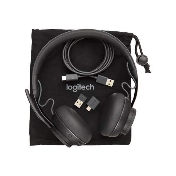 LOGITECH Fejhallgató 2.0 - Zone Wired MS Mikrofonos, Grafitszürke (981-000870)