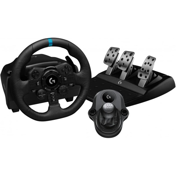 LOGITECH Játékvezérlő - G923 Trueforce Kormány PS4/PS5/PC + Driving Force Váltó (991-000531)
