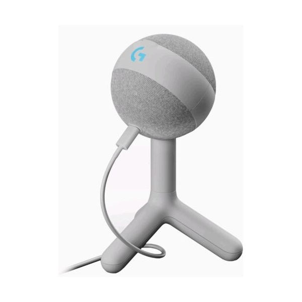 LOGITECH Mikrofon - Yeti Orb Lightsync RGB, Fehér (988-000558)