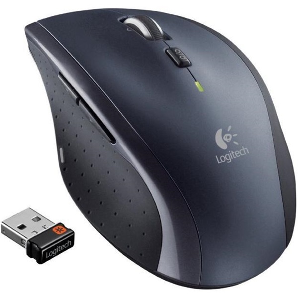 LOGITECH Egér - M705 Vezeték Nélküli Lézer, Szénszürke (910-001949)