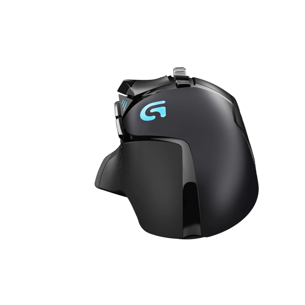 LOGITECH Egér - G502 Lightsync RGB Vezetékes Gaming, Fekete (910-005470)