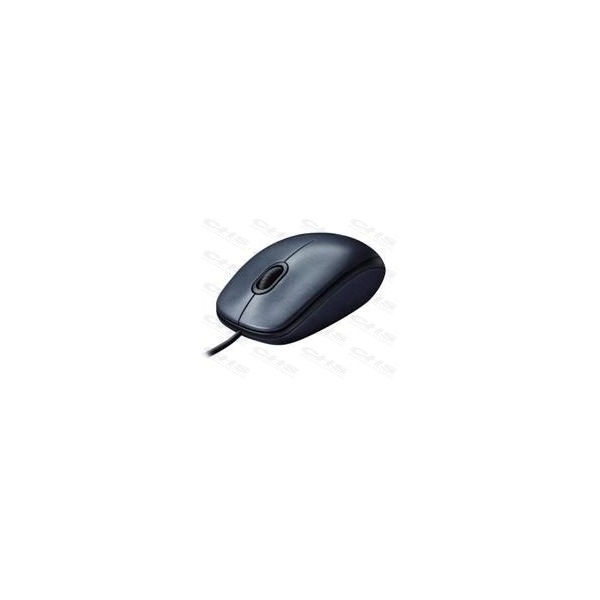 LOGITECH Egér - M100 Vezetékes Optikai, Fekete (910-006652)