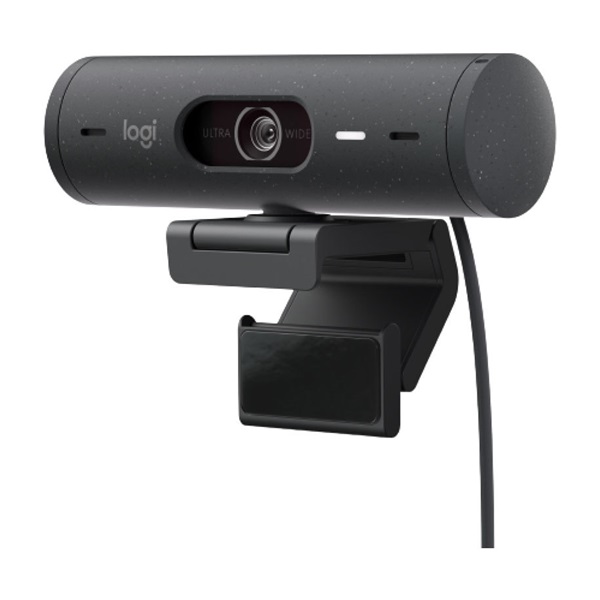 LOGITECH Webkamera - BRIO 500 HD 1080p Mikrofon, Grafitszürke (960-001422)