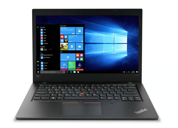 Lenovo Thinkpad L480 14   1920x1080 i5-8250U 8GB DDR4, 256GB M.2 SSD NO ODD webcam HDMI Windows 11 Pro black használt notebook