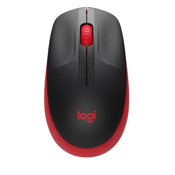 Logitech M190 rádiós optikai piros egér (M190 910-005908)