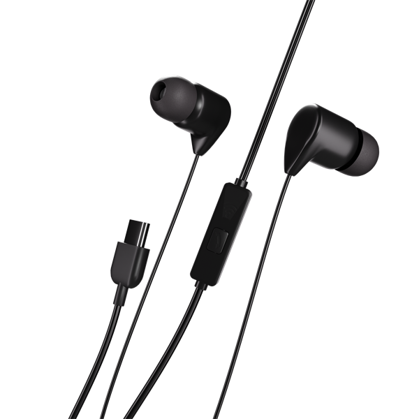 MAXELL Fülhallgató, EB10 BASS13, In-ear, fekete, USB-C (304491.00.CN)