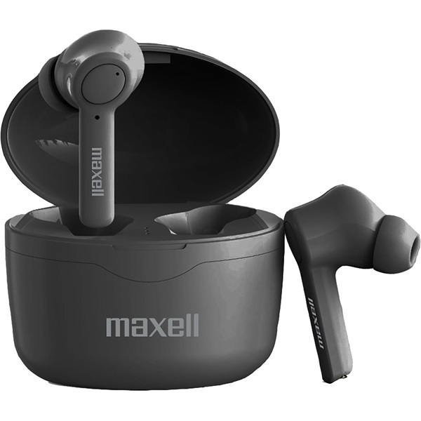 MAXELL TWS vezeték nélküli fülhallgató, SYNC UP, bluetooth 5.0, 3 óra lejétszási + 9óra újratöltéssel, fekete (304489)