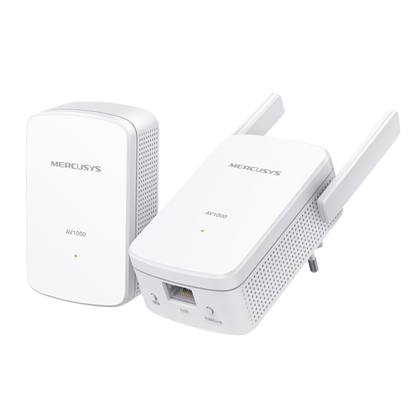 MERCUSYS Powerline AV1000 1x1000Mbps + Wireless N-es 300Mbps, MP510 KIT (MP510 KIT)