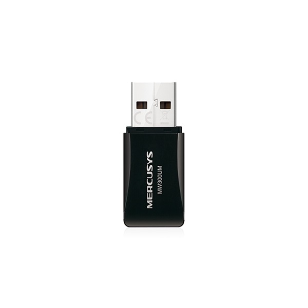 MERCUSYS Wireless Adapter USB N-es 300Mbps, MW300UM (MW300UM)