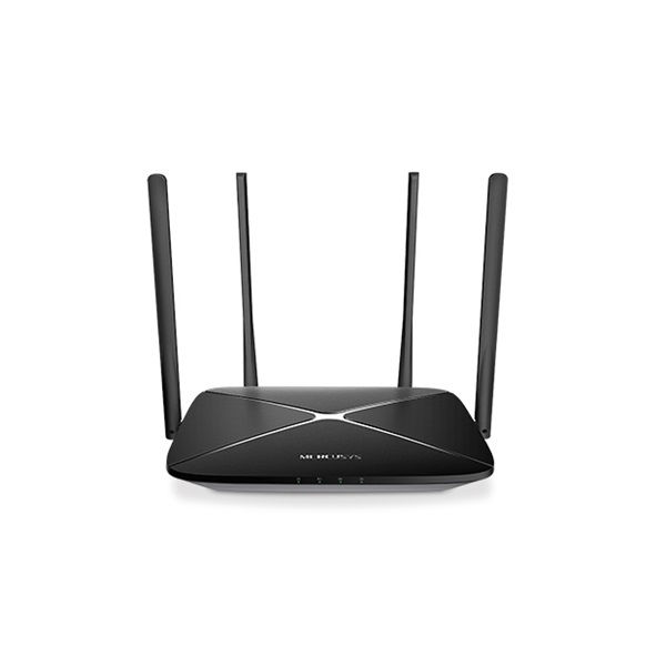 MERCUSYS Wireless Router Dual Band AC1200 1xWAN(1000Mbps) + 3xLAN(1000Mbps), AC12G (AC12G)
