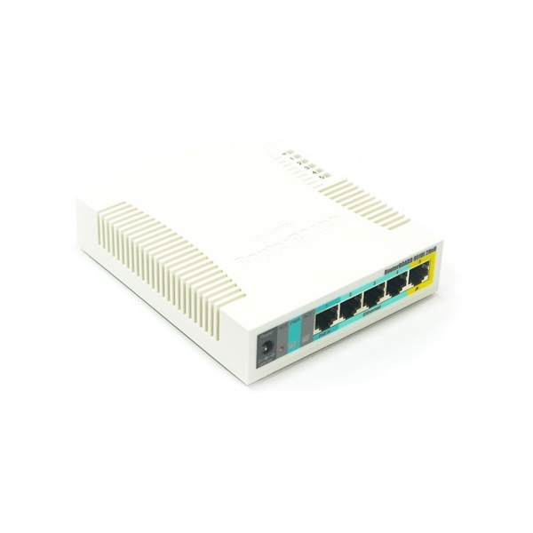 MIKROTIK Wireless Router hAP 5x100Mbps, Wi-Fi 4, Asztali, RB951UI-2ND (RB951UI-2ND)