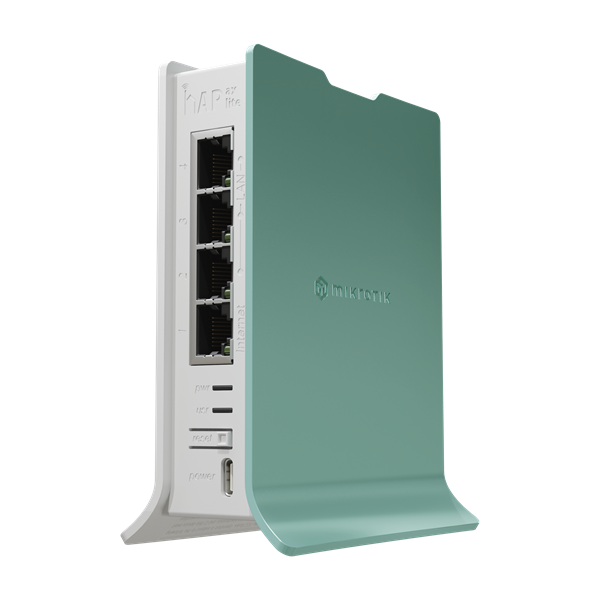 MIKROTIK Wireless Router hAP ax lite 4x1000Mbps, Wi-Fi 6, Asztali, L41G-2AXD (L41G-2AXD)