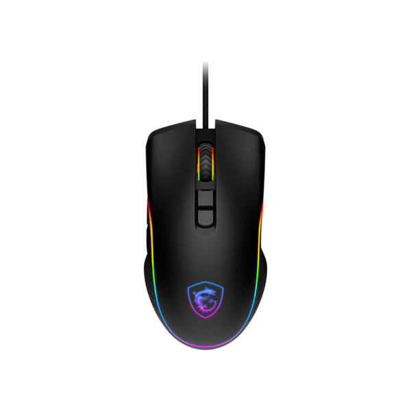MSI ACCY FORGE GM300 Optical GAMING Wired Mouse, 7200dpi, Black (S12-0402300-HH9)
