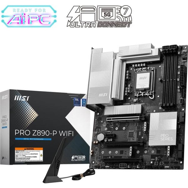 MSI Alaplap S1851 PRO Z890-P WIFI Intel Z890, ATX (PRO Z890-P WIFI)