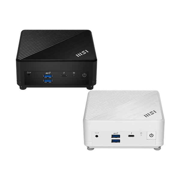 MSI Business DT Cubi 5 12M-407BEU, i3-1215U, Intel UHD, M.2 NVME, 2,5"SATA, 4xUSB, Thunderbolt4, HDMI, DP, 2xRJ45, Black (CUBI 5 12M-407BEU-B31215UXX)
