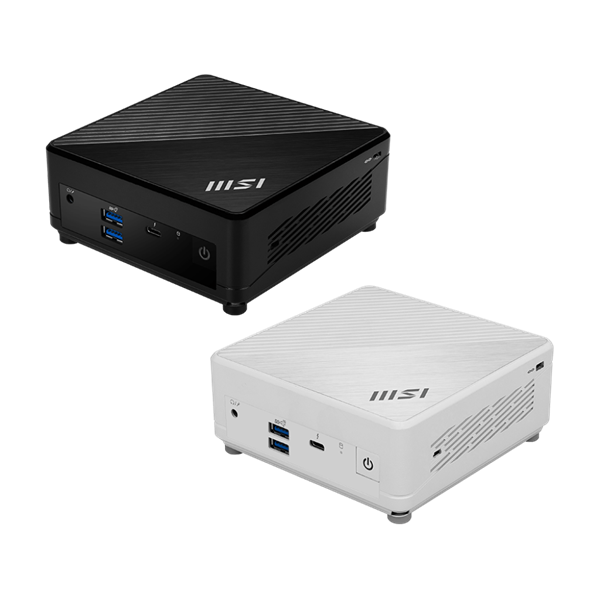 MSI Business DT Cubi 5 12M-407BEU, i3-1215U, Intel UHD, M.2 NVME, 2,5"SATA, 4xUSB, Thunderbolt4, HDMI, DP, 2xRJ45, Black (CUBI 5 12M-407BEU-B31215UXX)