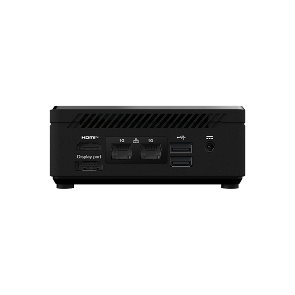 MSI Business DT Cubi N ADL S-225BEU, Intel N100, Intel HD Graphics, M.2 NVME, 4xUSB, USB-C, HDMI, DP, 2xRJ45, Black (CUBI N ADL S-225BEU-BN100XX)