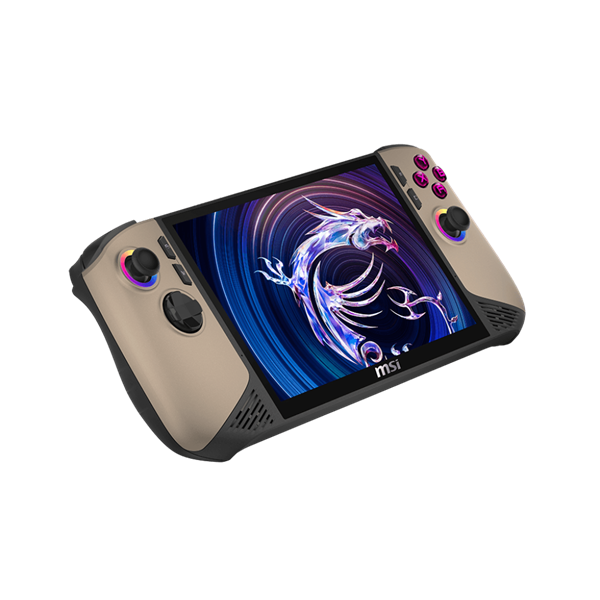 MSI Gaming Handheld Claw 8 AI+ A2VM-093HU, 8" FHD+, Ultra 7 258V, 32GB, 1TB, Win11H, Sandstorm/Black kézikonzol (9S7-1T5211-093)