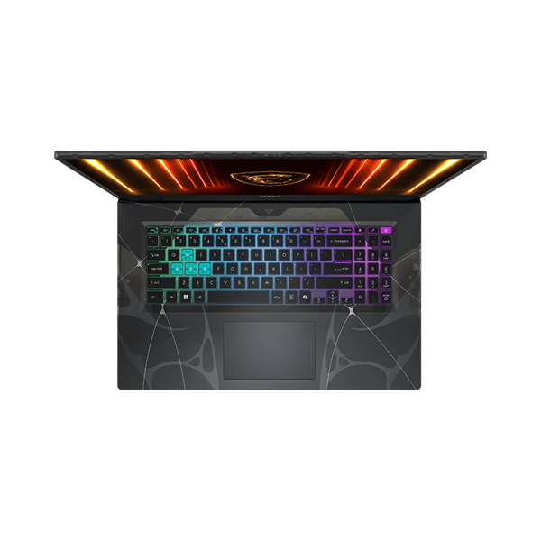 MSI Gaming NB Cyborg 17 B2RWEKG-423, 17,3" FHD 144Hz, Core 7 240H, 16GB (1x16), 512GB M.2, RTX 5050 8GB, noOS, Fekete (9S7-17U332-423)